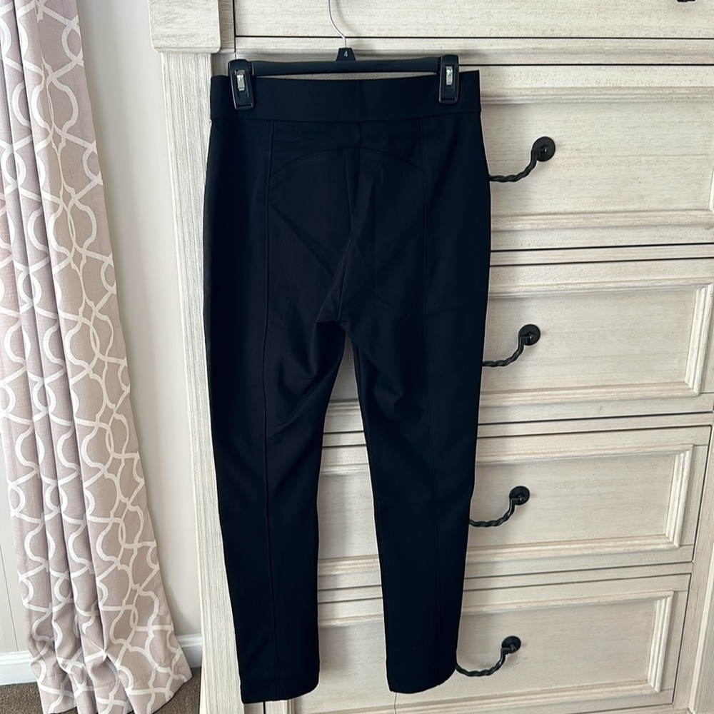 Anne Klein Tummy Control Black Ponte Pant - Picture 2 of 8